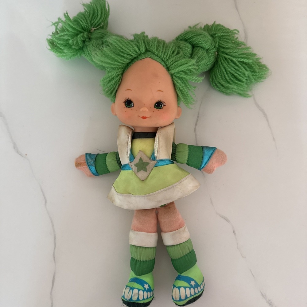 Vintage 1983 Rainbow Brite PATTY O GREEN‎ Doll Hallmark Mattel